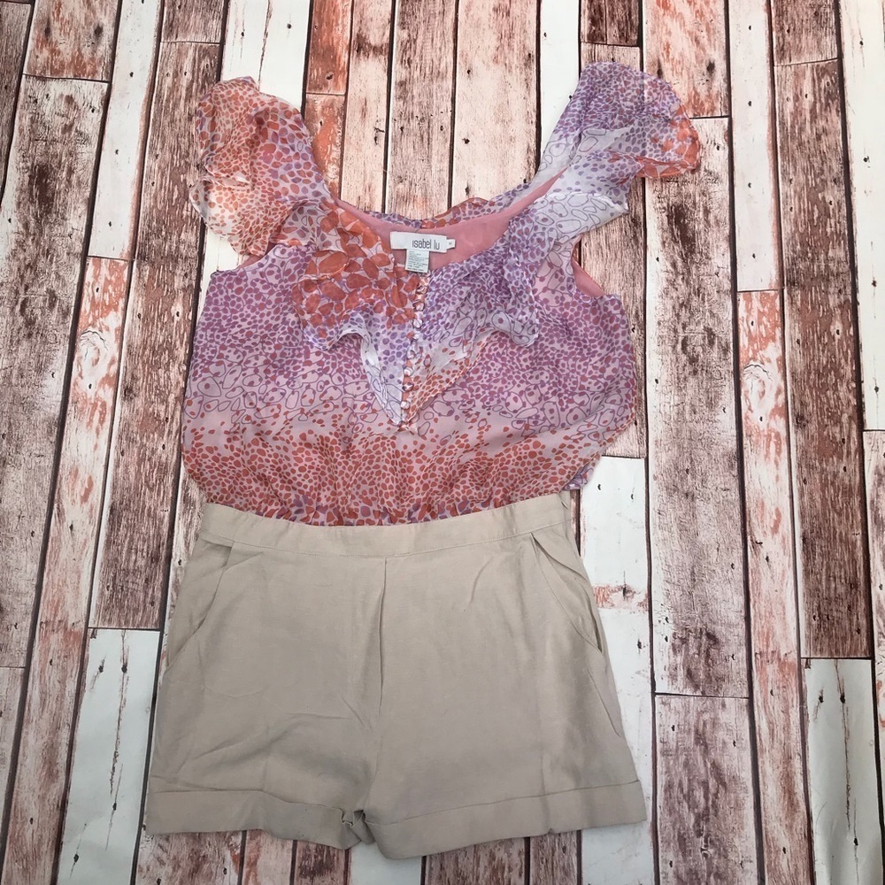 Isabel Lu Silk Romper